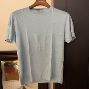 John Varvatos short sleeve linen sweater. Size S.